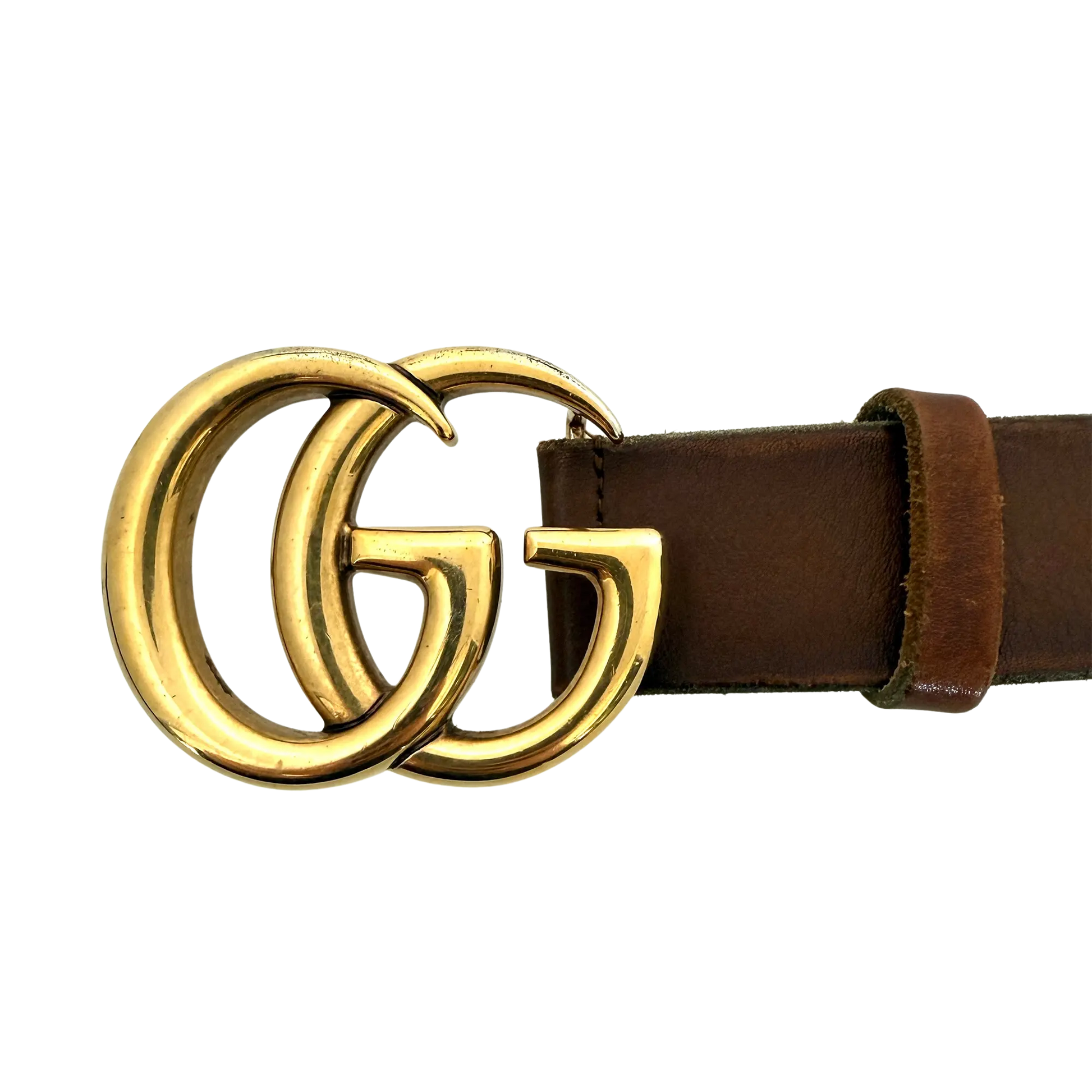 Gucci Marmont Gürtel Braun 75cm / akzeptabel Gucci