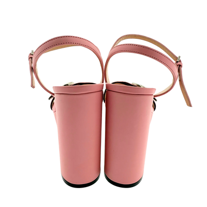 Gucci Marmont Sandalen mit Plateau rosa Größe 38 1/2 / sehr gut Gucci