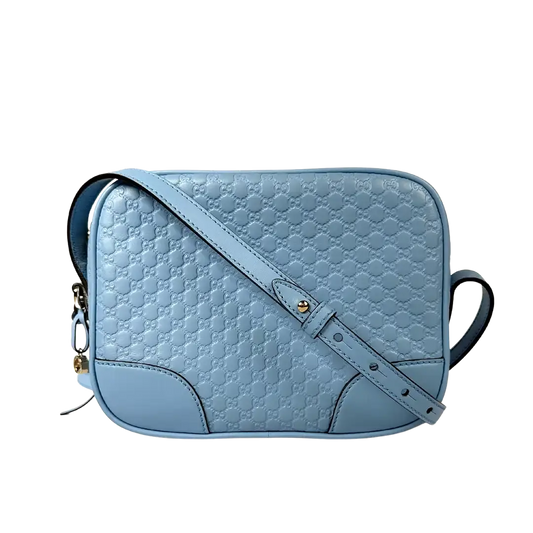 Gucci Microguccissima Camerabag hellblau / sehr gut Gucci