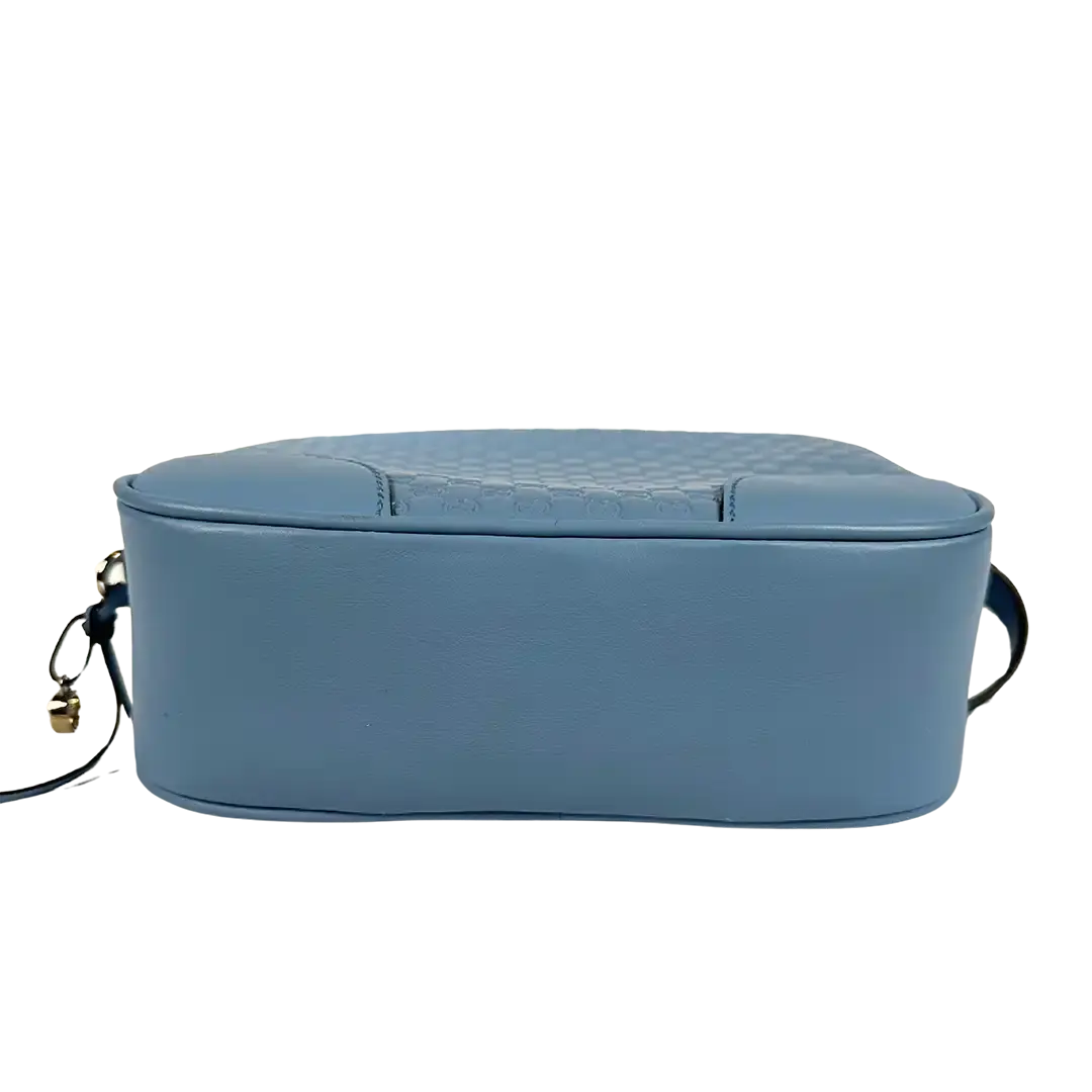 Gucci Microguccissima Camerabag hellblau / sehr gut Gucci