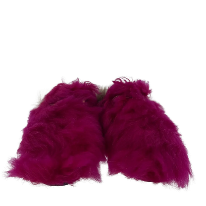 Gucci Mokassins aus Schafsfell pink braun Größe 36 1/2 / sehr gut Gucci