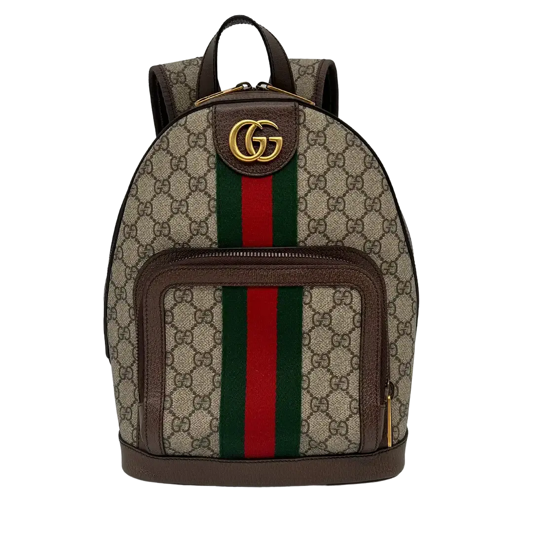 Gucci Ophidia Backpack GG Supreme Small Beige/Ebony / sehr gut - Echtheitscheck