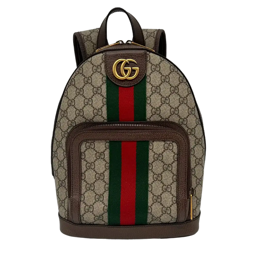 Gucci Ophidia Backpack GG Supreme Small Beige/Ebony / sehr gut - Echtheitscheck