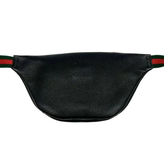 Gucci Print Belt Bag Bauchtasche Vintage Logo klein schwarz / sehr gut Gucci