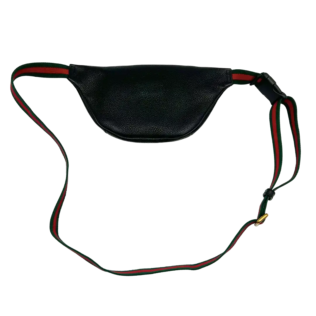 Gucci Print Belt Bag Bauchtasche Vintage Logo klein schwarz / sehr gut Gucci