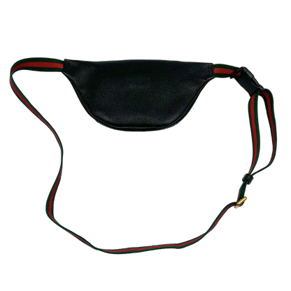 Gucci Print Belt Bag Bauchtasche Vintage Logo klein schwarz / sehr gut Gucci