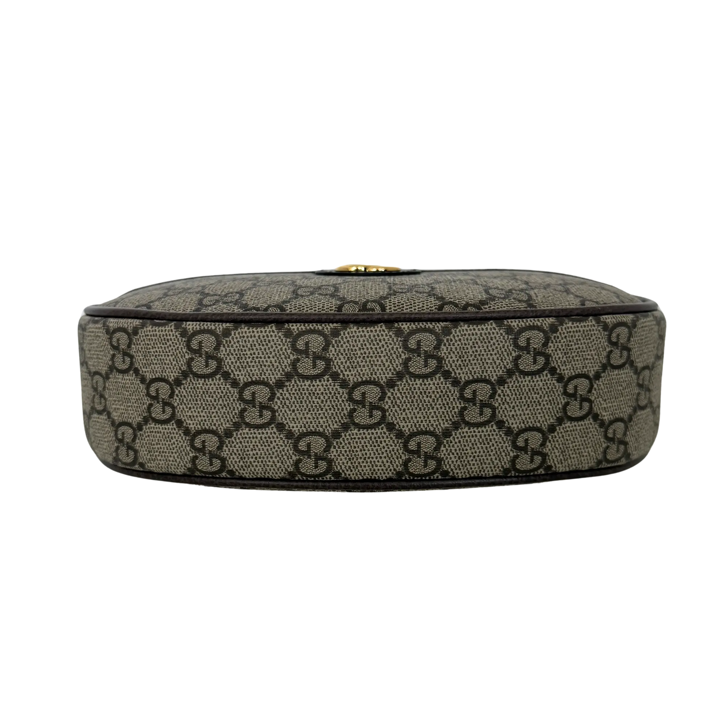 Gucci Schultertasche Ophidia GG Mini aus Canvas Braun / neuwertigt Gucci