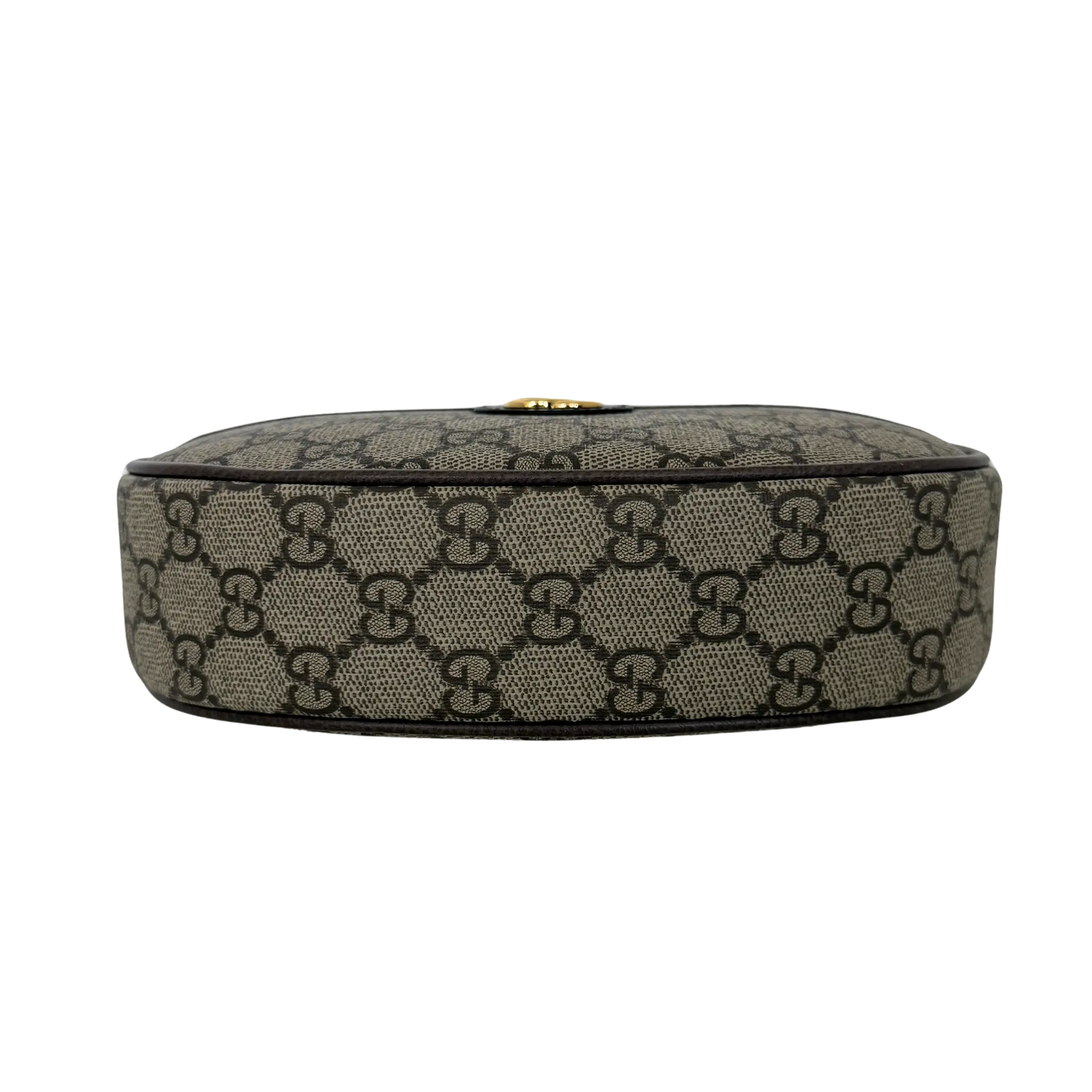 Gucci Schultertasche Ophidia GG Mini aus Canvas Braun / neuwertigt Gucci