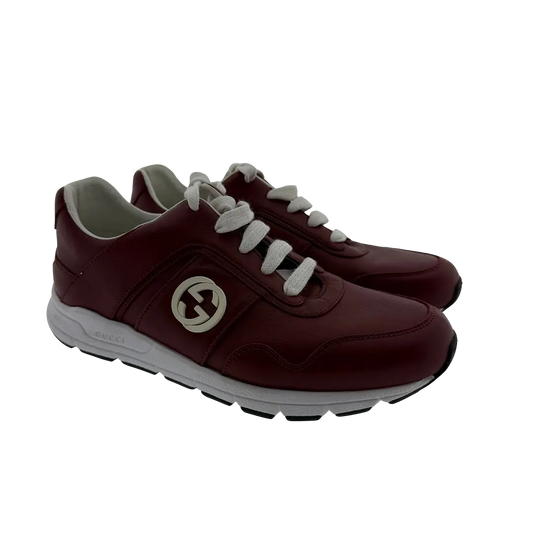 Gucci Sneaker aus Leder rot Größe / neuwertig Gucci