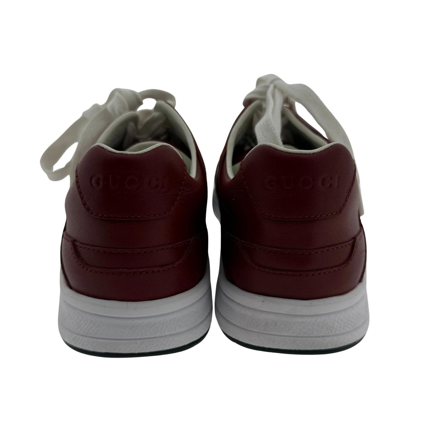 Gucci Sneaker aus Leder rot Größe / neuwertig Gucci