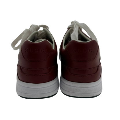 Gucci Sneaker aus Leder rot Größe / neuwertig Gucci