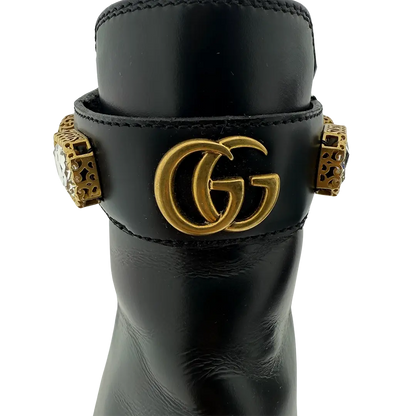 Gucci Stiefel aus Leder schwarz Größe 36 / sehr gut Gucci