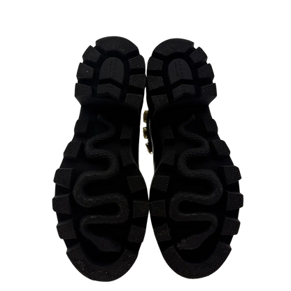 Gucci Stiefel aus Leder schwarz Größe 36 / sehr gut Gucci