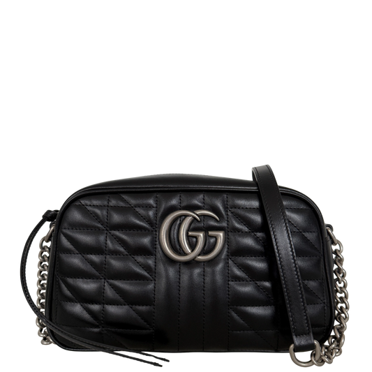 Gucci GG Marmont Kleine Camera Bag Schwarz / neuwertig Gucci