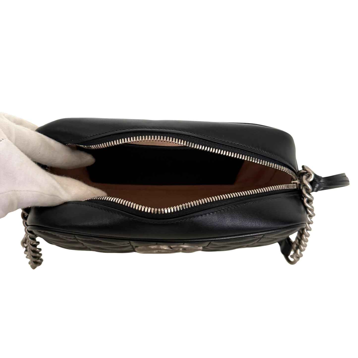 Gucci GG Marmont Kleine Camera Bag Schwarz / neuwertig Gucci