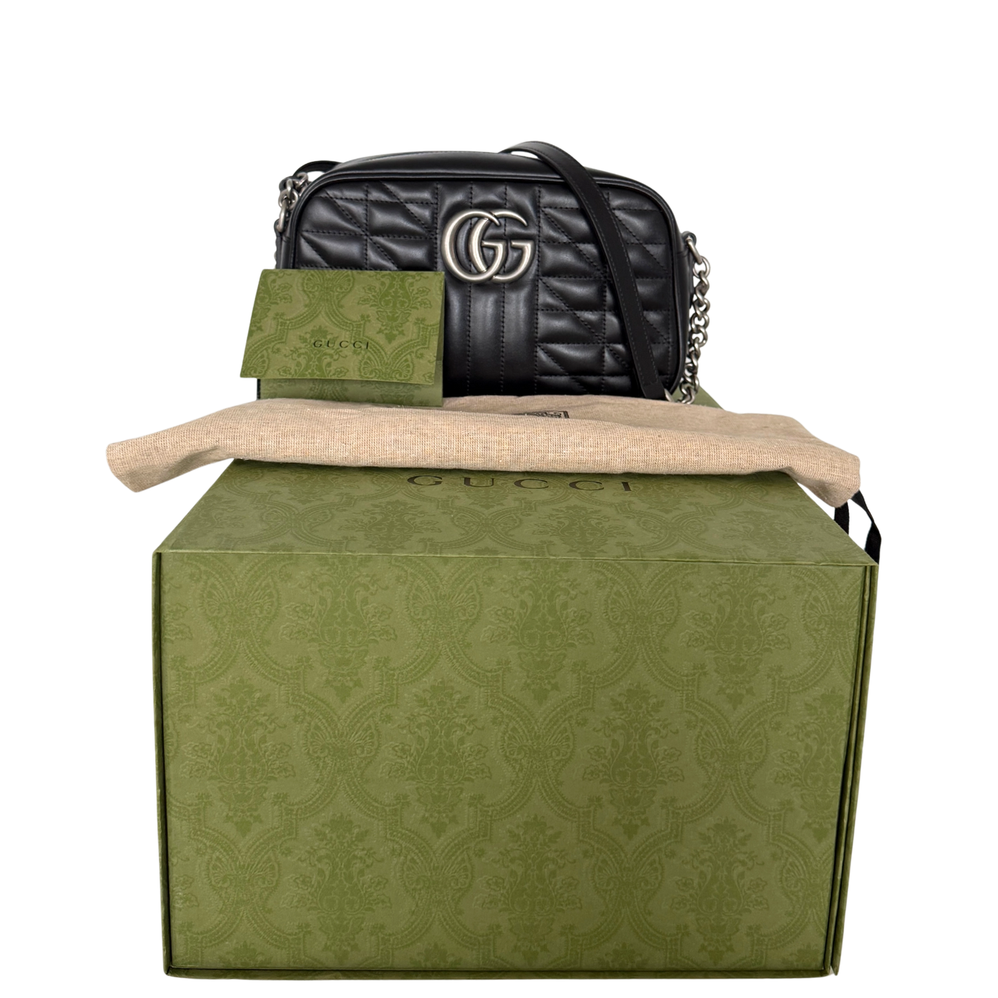Gucci GG Marmont Kleine Camera Bag Schwarz / neuwertig Gucci