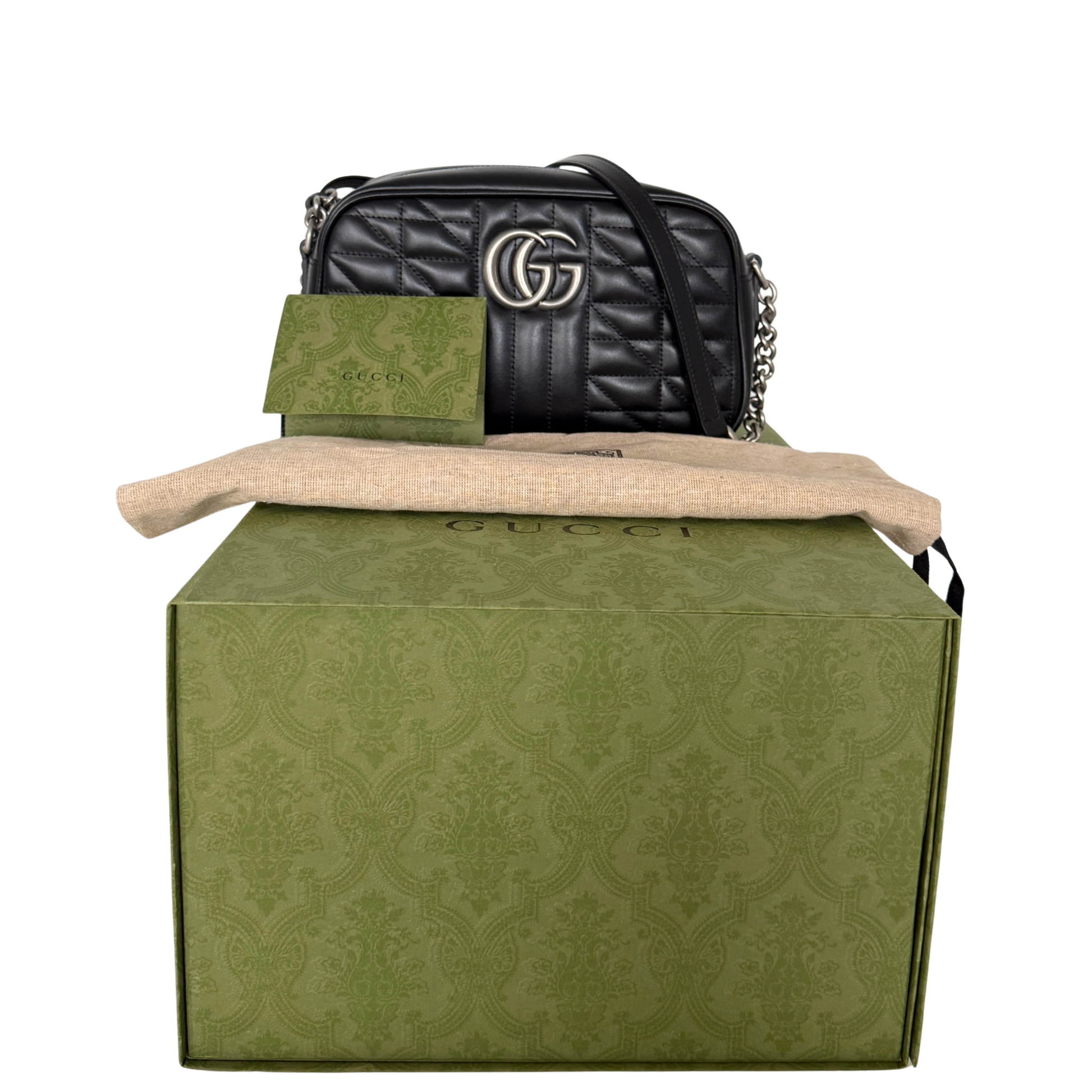 Gucci GG Marmont Kleine Camera Bag Schwarz / neuwertig Gucci