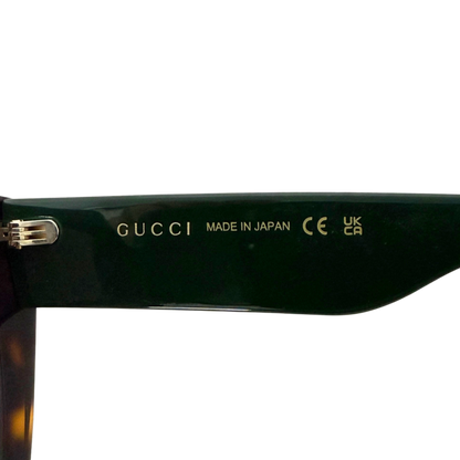 Gucci GG1300S in Havanna Dunkel Braun / neuwertig Gucci