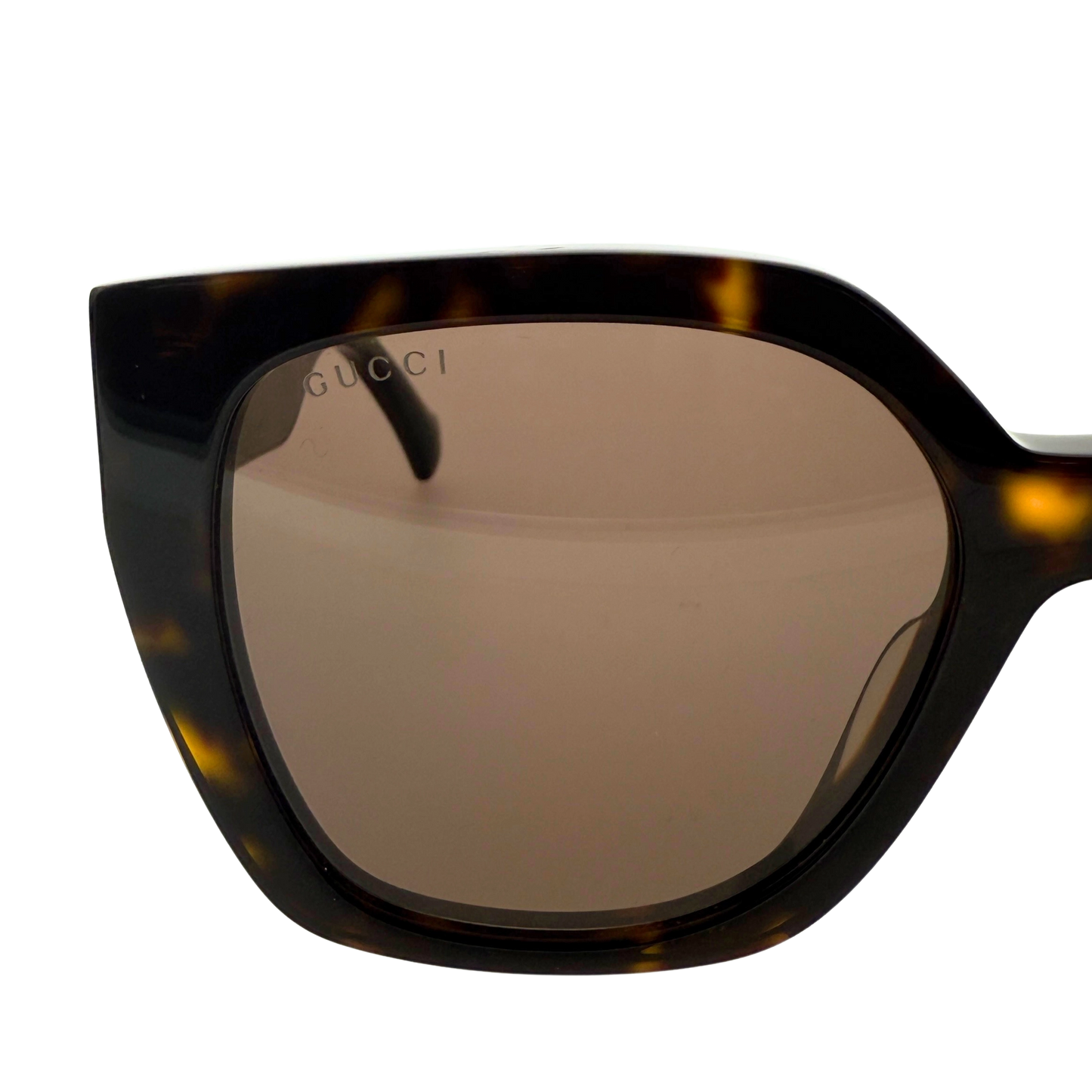 Gucci GG1300S in Havanna Dunkel Braun / neuwertig Gucci