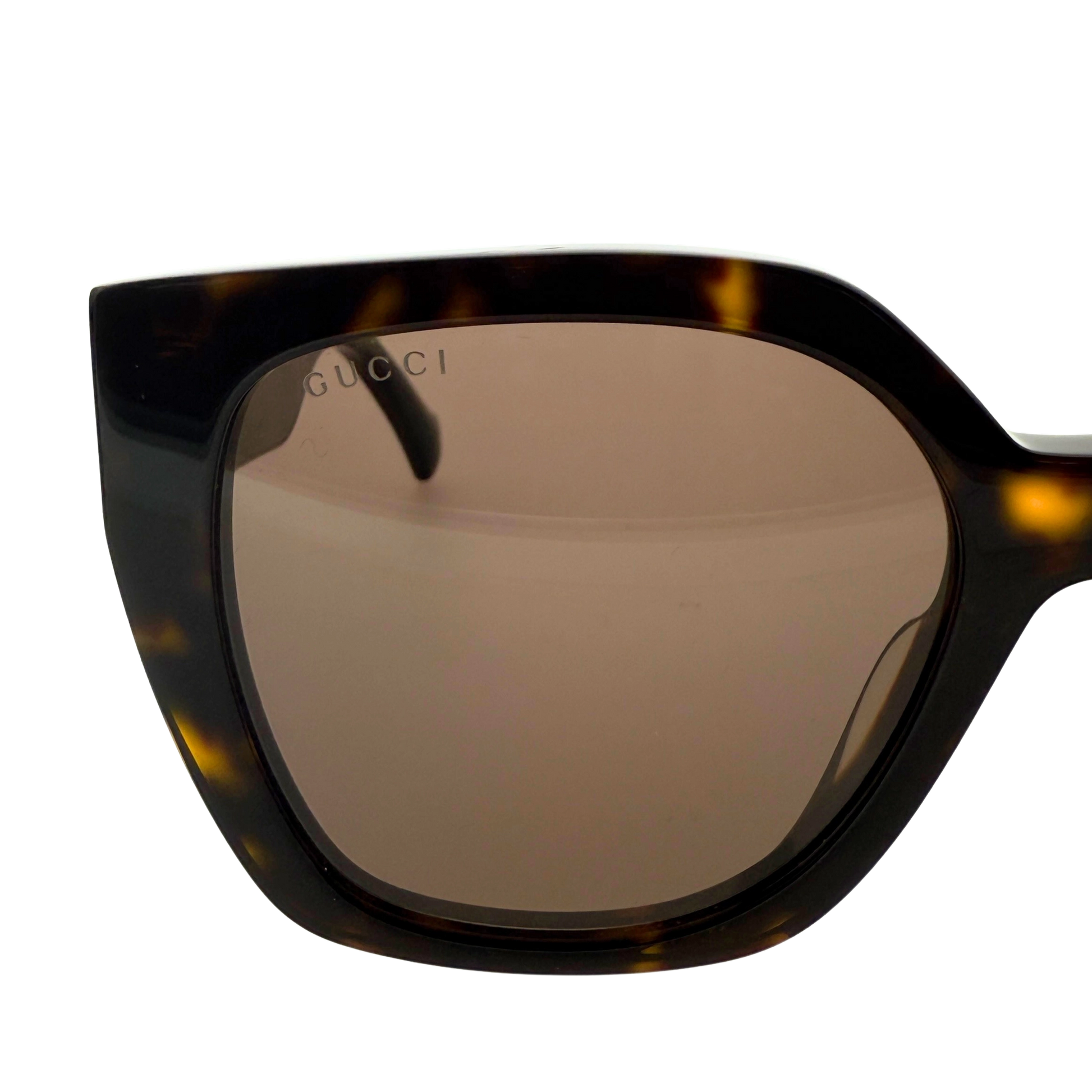 Gucci GG1300S in Havanna Dunkel Braun / neuwertig Gucci