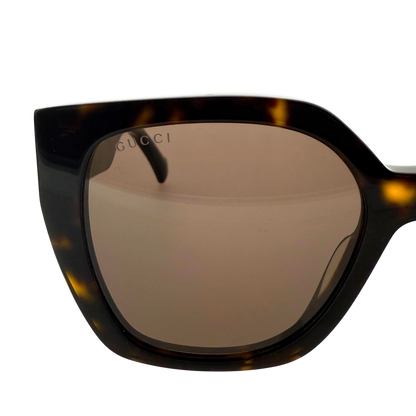 Gucci GG1300S in Havanna Dunkel Braun / neuwertig Gucci