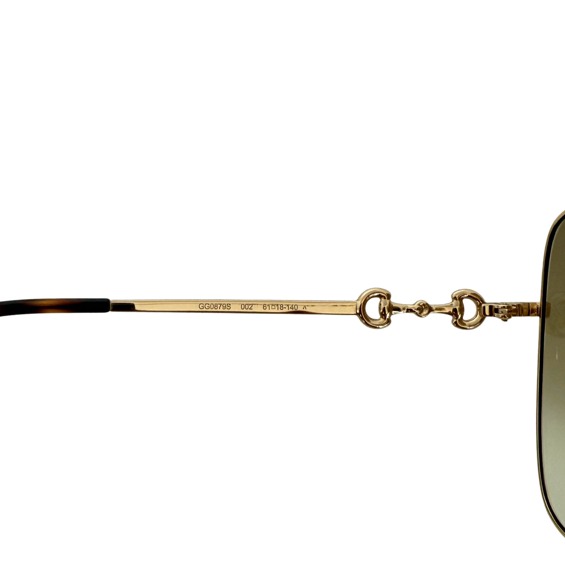 Gucci GG0879 Sonnbrille Gold / neuwertig Gucci