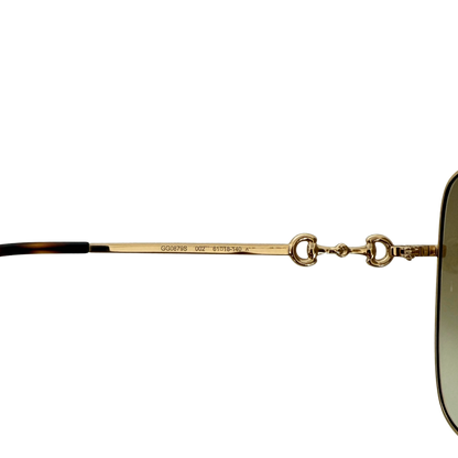 Gucci GG0879 Sonnbrille Gold / neuwertig Gucci