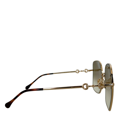 Gucci GG0879 Sonnbrille Gold / neuwertig Gucci