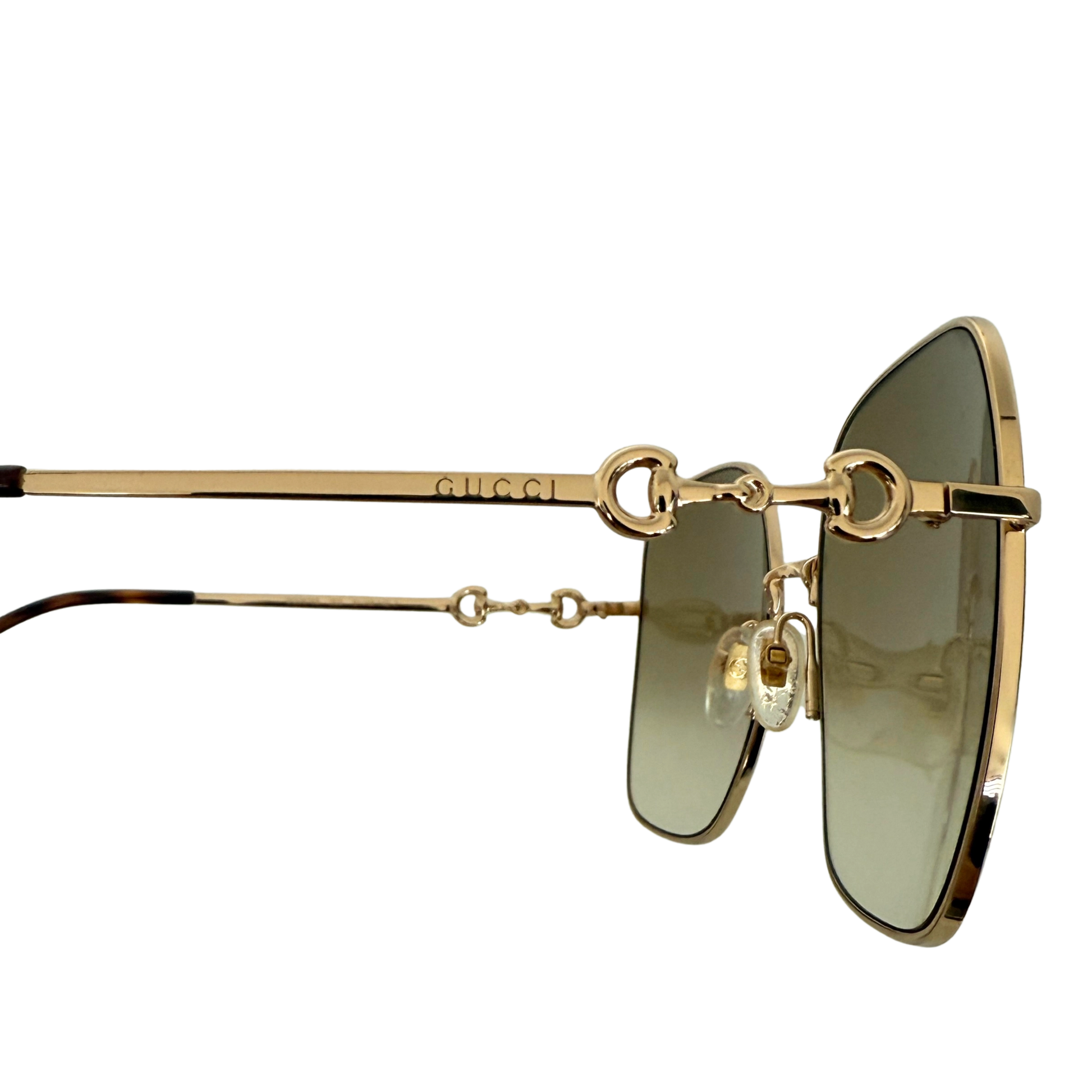 Gucci GG0879 Sonnbrille Gold / neuwertig Gucci