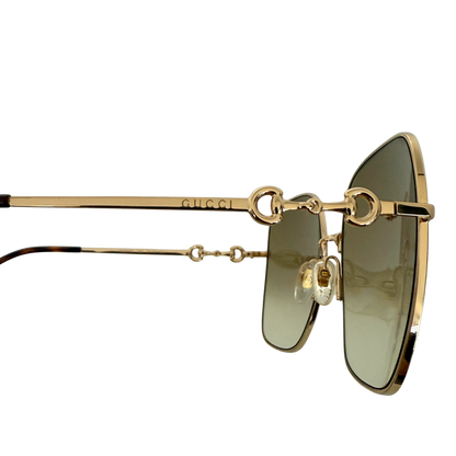 Gucci GG0879 Sonnbrille Gold / neuwertig Gucci