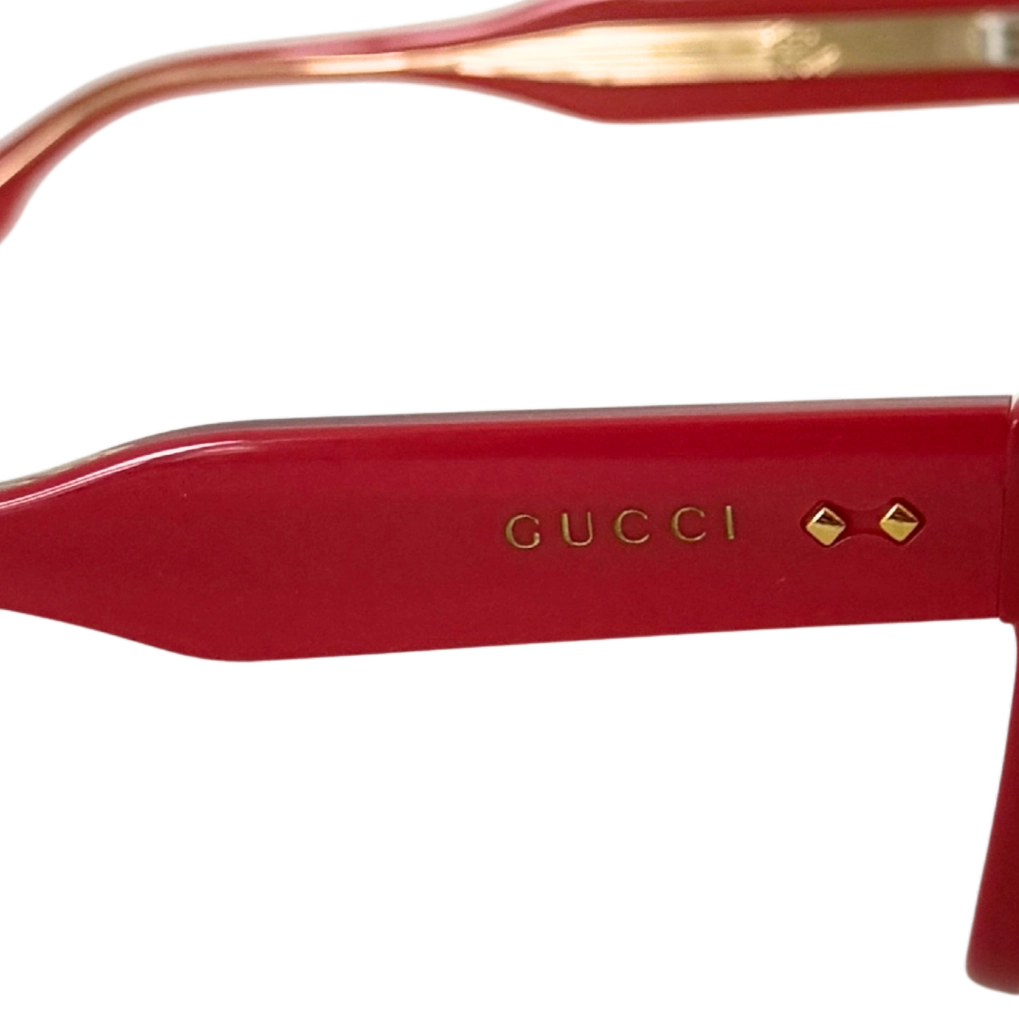 Gucci Sonnenbrille GG1082S 004 Rot / neuwertig Gucci