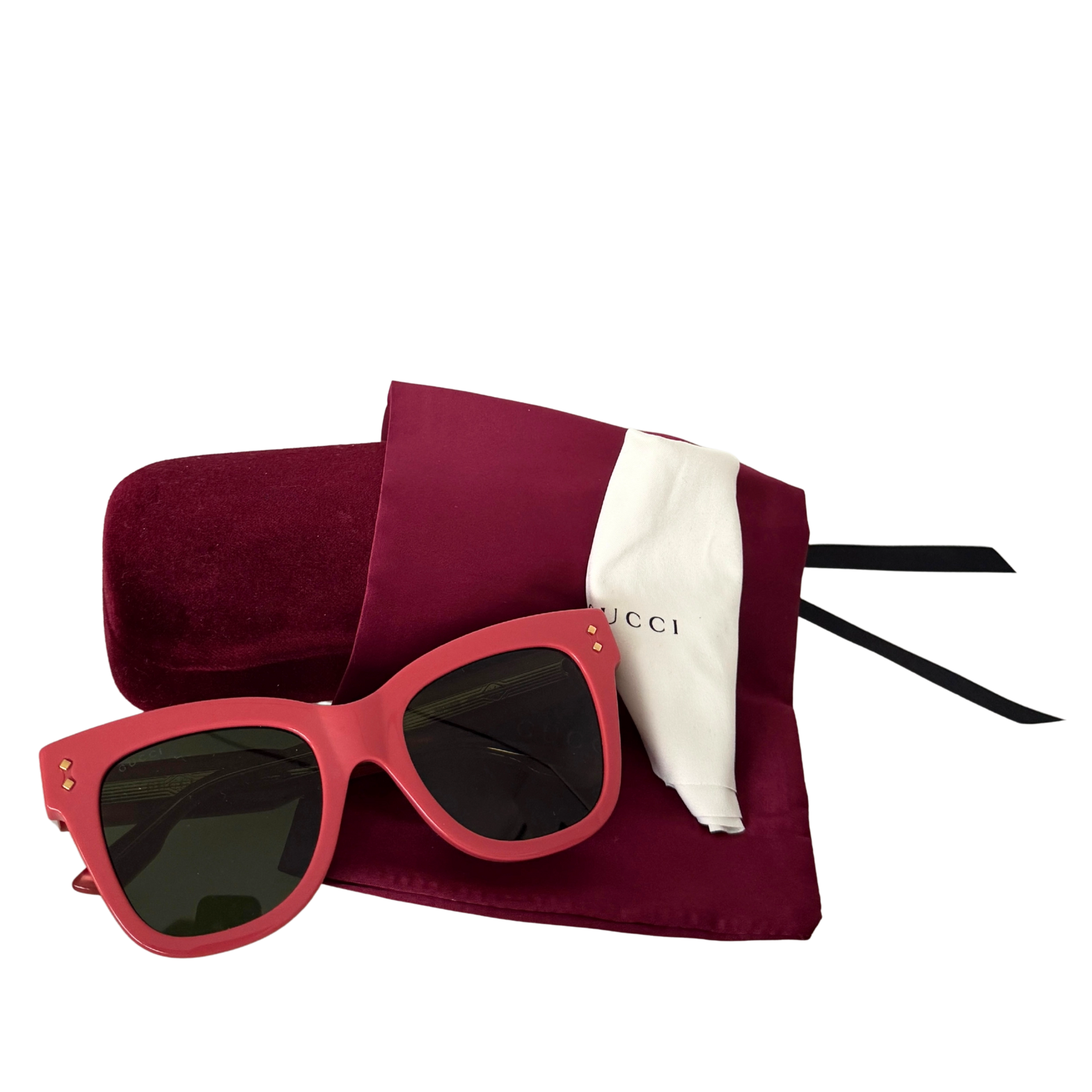 Gucci Sonnenbrille GG1082S 004 Rot / neuwertig Gucci