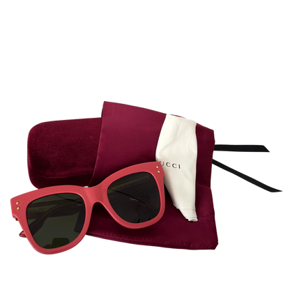 Gucci Sonnenbrille GG1082S 004 Rot / neuwertig Gucci