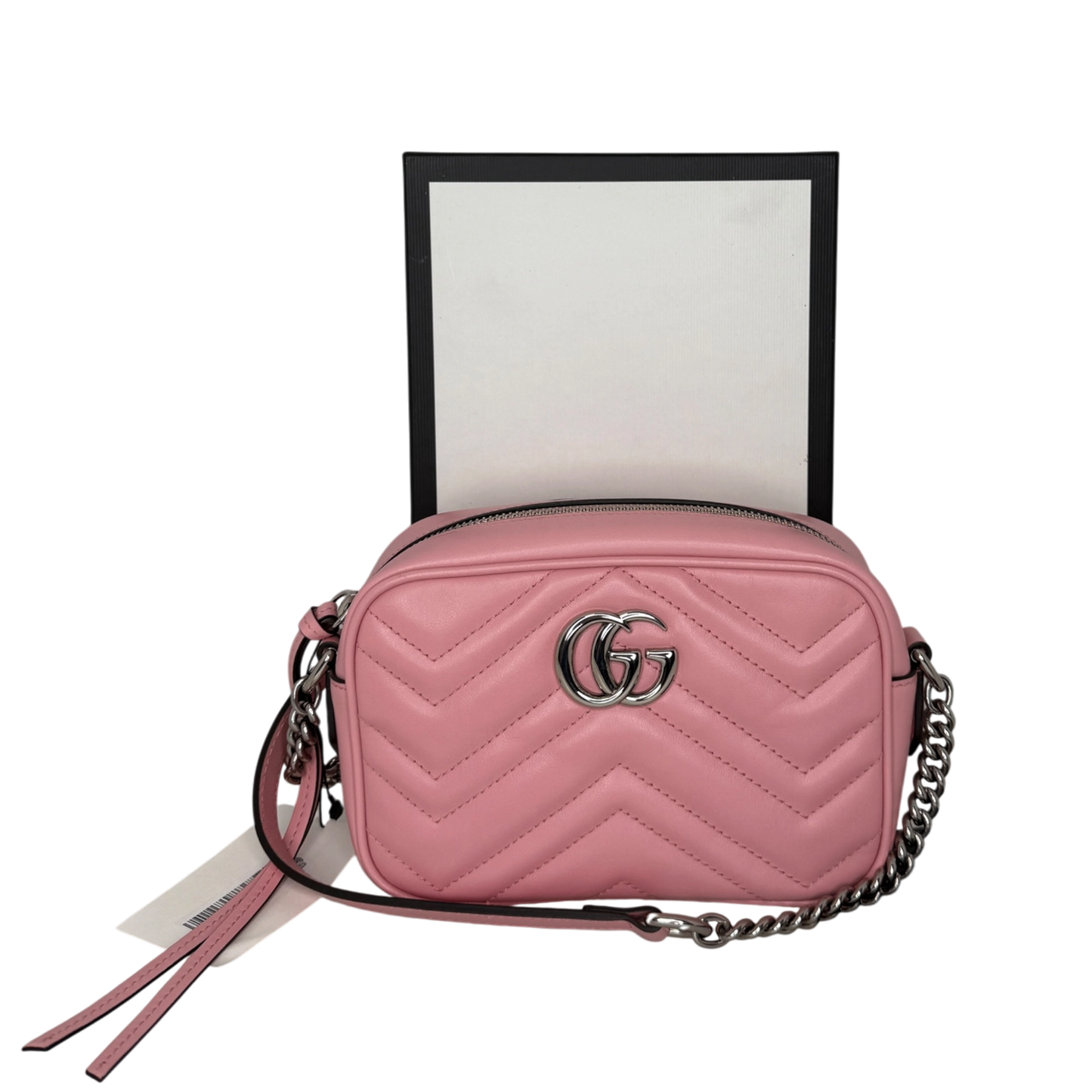 Gucci Mini Camerabag Leder Rosa Fullset / neuwertig Gucci