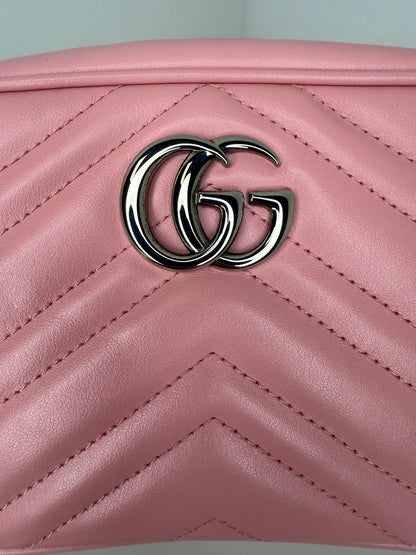 Gucci Mini Camerabag Leder Rosa Fullset / neuwertig Gucci
