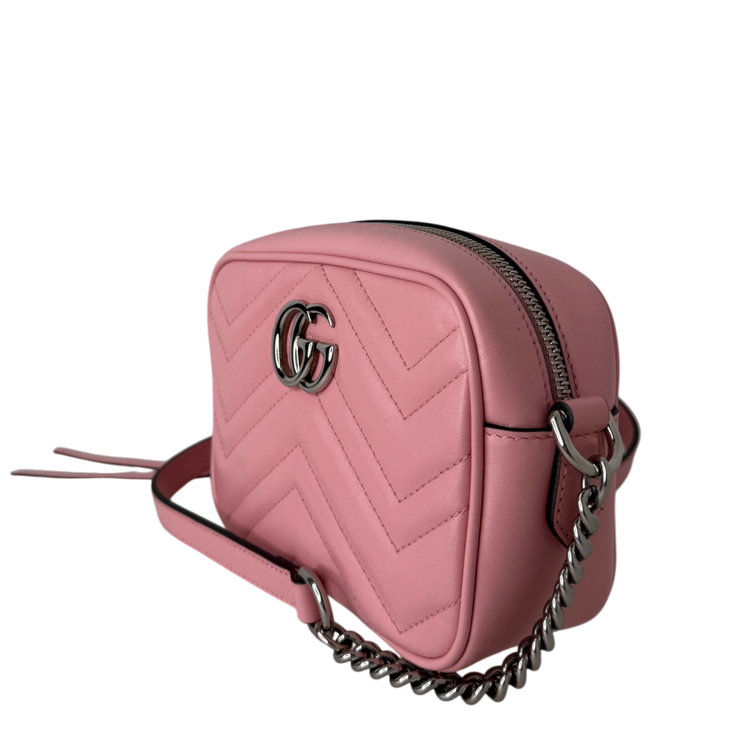 Gucci Mini Camerabag Leder Rosa Fullset / neuwertig Gucci