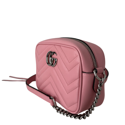 Gucci Mini Camerabag Leder Rosa Fullset / neuwertig Gucci