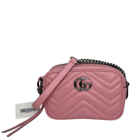 Gucci Mini Camerabag Leder Rosa Fullset / neuwertig Gucci