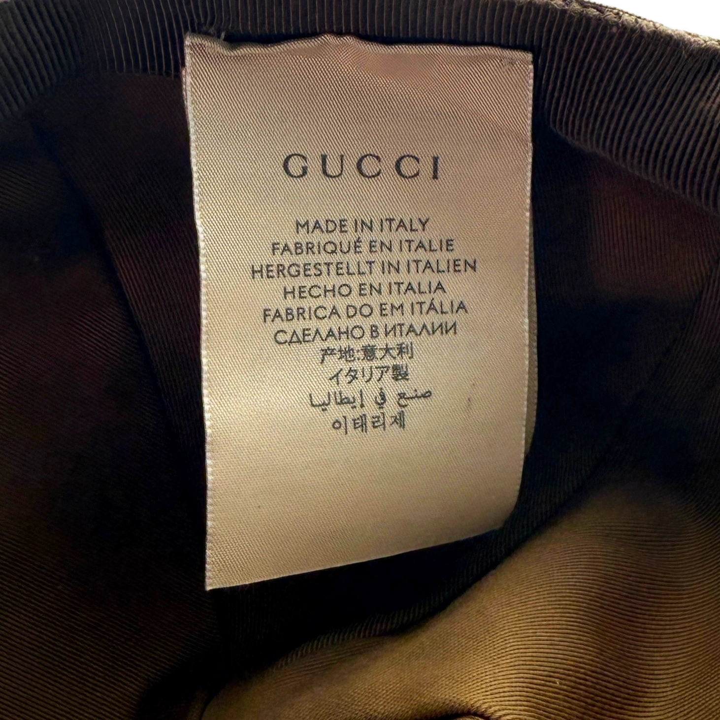 Gucci GG Baseballkappe Größe M Beige / neuwertig Gucci