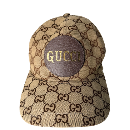 Gucci GG Baseballkappe Größe M Beige / neuwertig Gucci