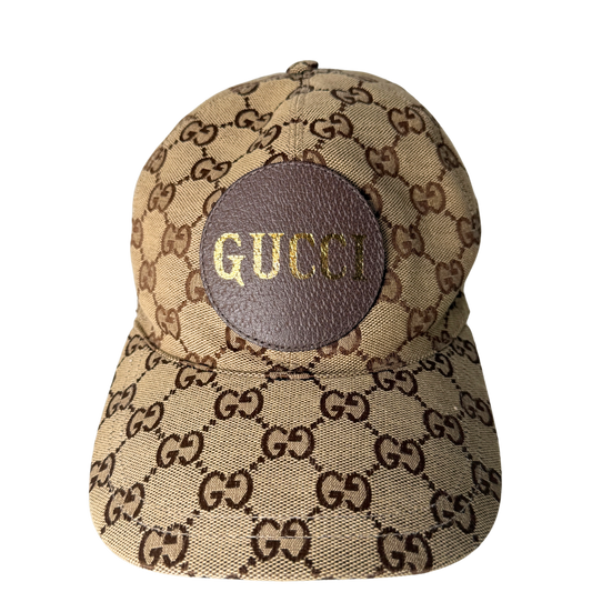 Gucci GG Baseballkappe Größe L Beige / sehr gut