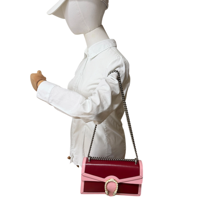Gucci Dionysus Bicolor Small Leder Azalea / sehr gut Gucci