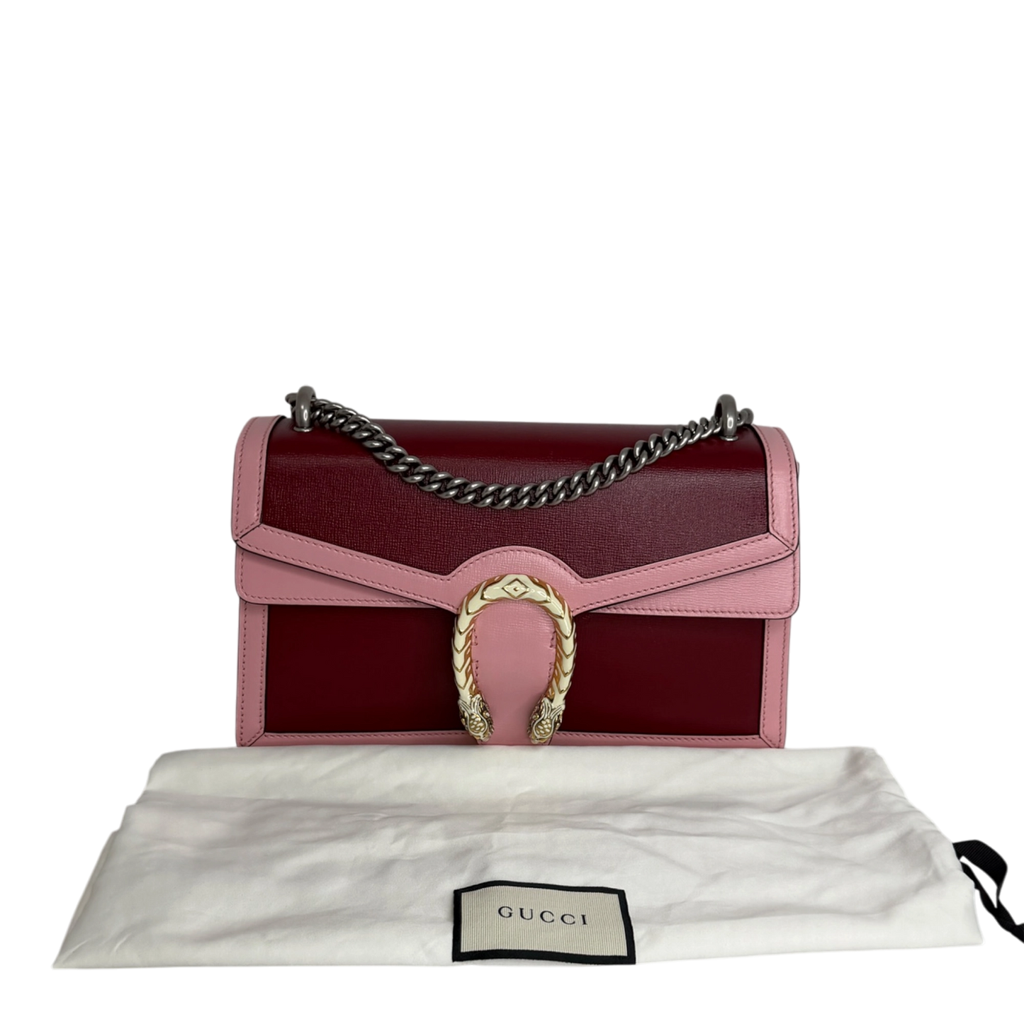 Gucci Dionysus Bicolor Small Leder Azalea / sehr gut Gucci