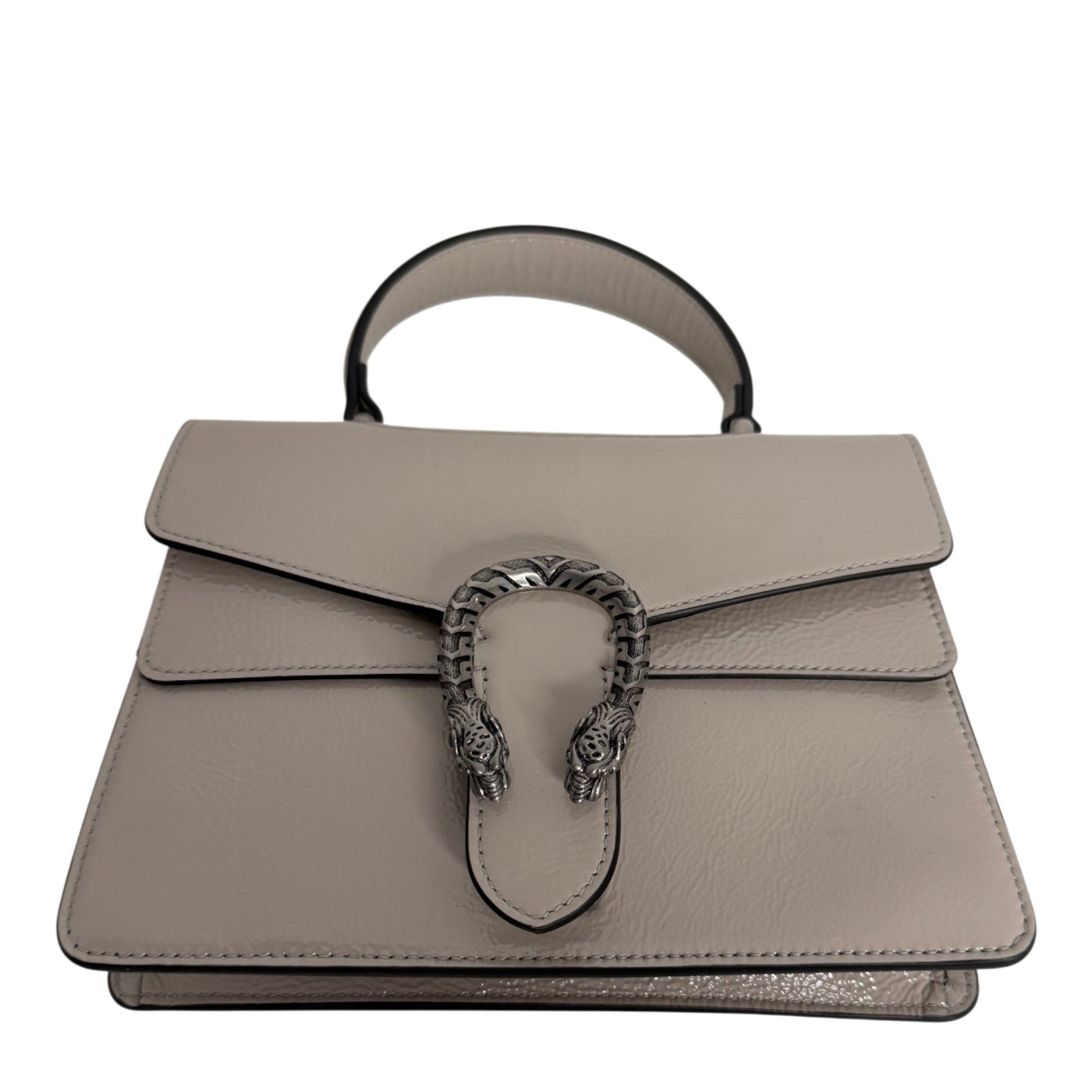 Gucci Dionysus Top Handle Small Lackleder Creme Gucci