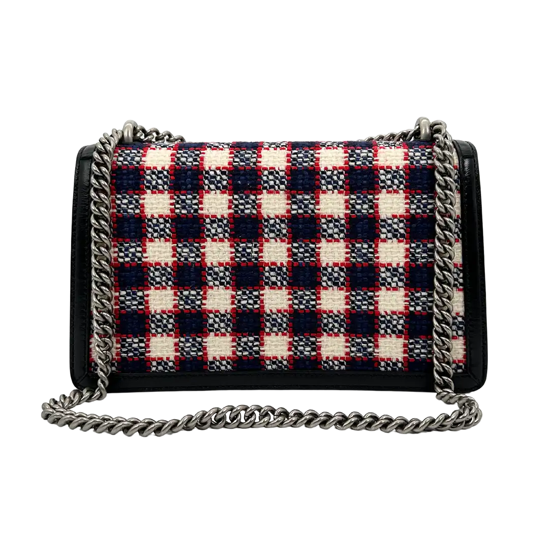 Gucci Dionysus GG Schultertasche klein Multicolor Tweed / neuwertig Gucci