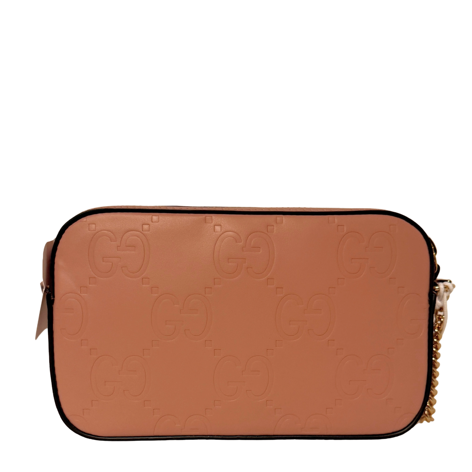 Gucci GG Leder Schultertasche rosa / neuwertig Gucci