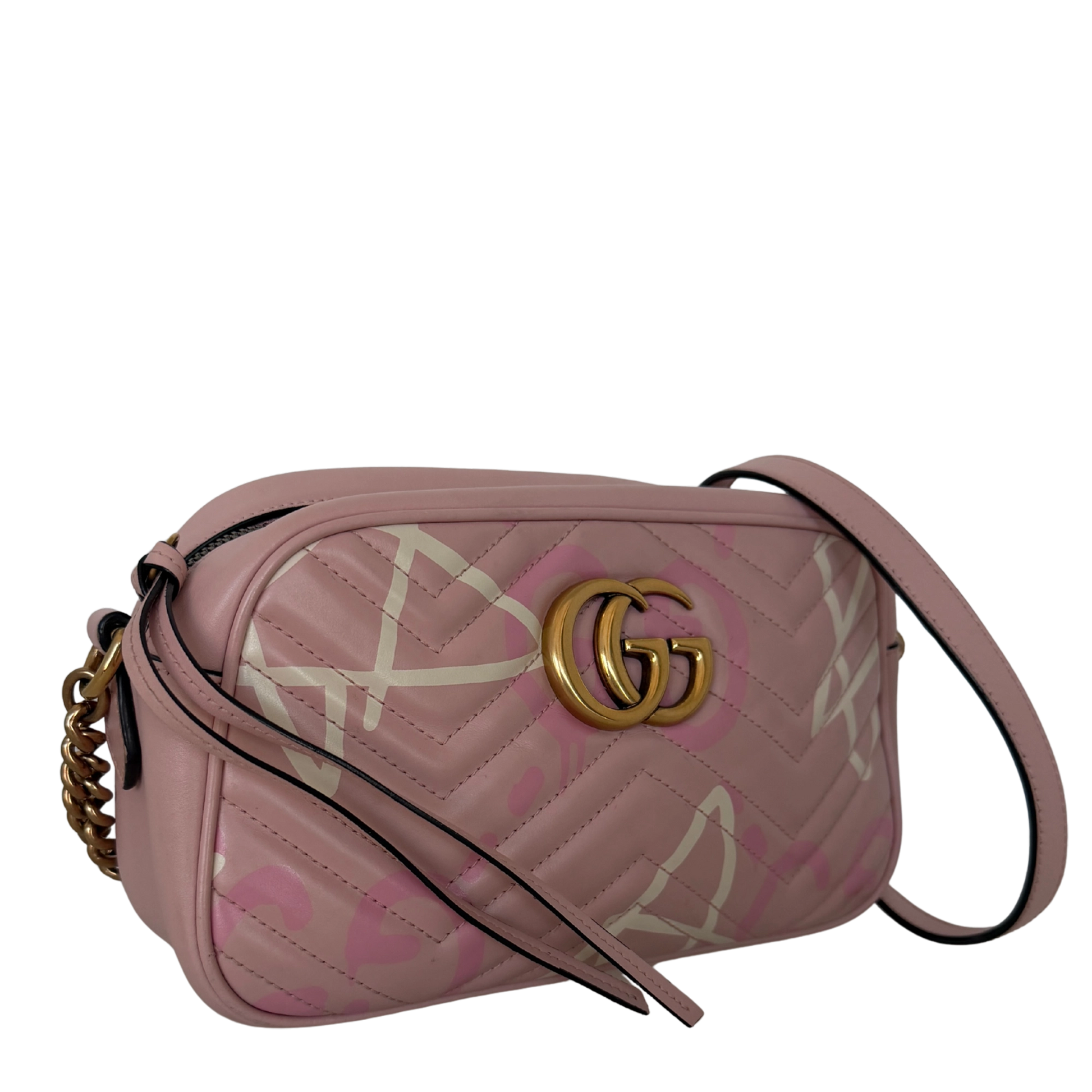 Gucci GG Marmont Ghost Small Rosa / gut Gucci