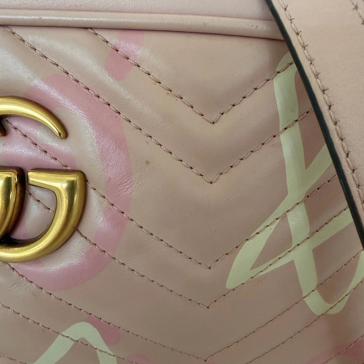 Gucci GG Marmont Ghost Small Rosa / gut Gucci