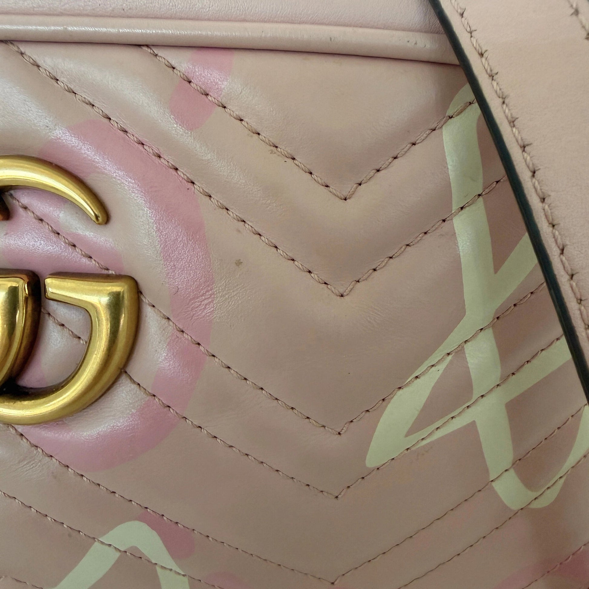 Gucci GG Marmont Ghost Small Rosa / gut Gucci