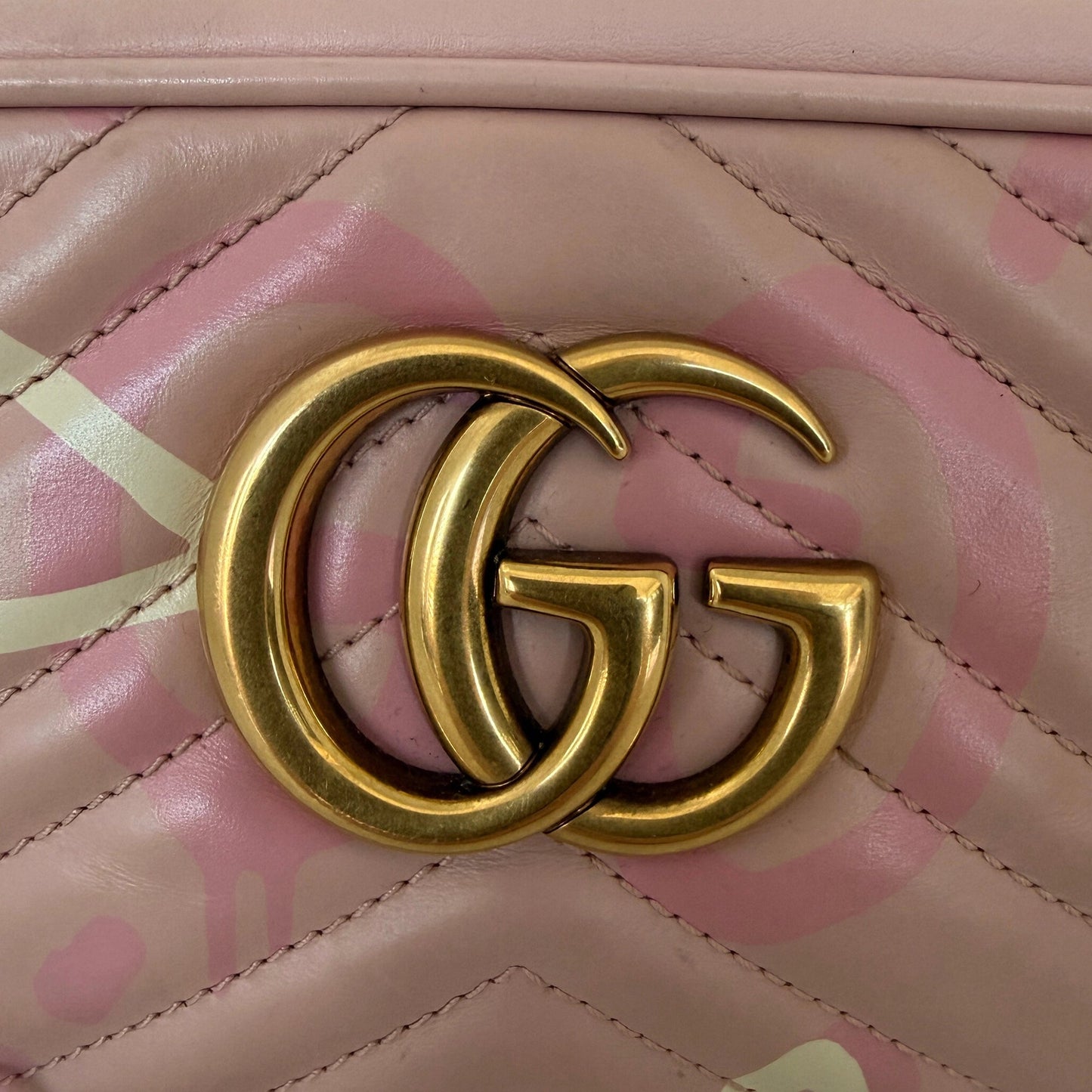 Gucci GG Marmont Ghost Small Rosa / gut Gucci